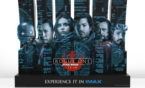 IMAX offre une jolie PLV à Rogue One : a Star Wars Story