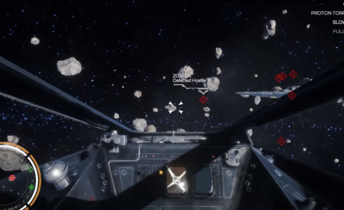 Un jeu Star Wars spatial avorté se dévoile en vidéo