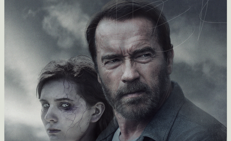 Arnold Schwarzenegger patronne sur l'affiche de Maggie