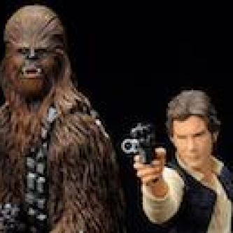 Han Solo et Chewbacca en octobre chez Kotobukiya