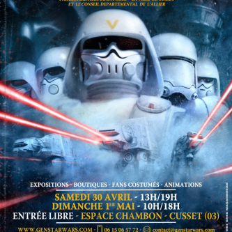 Du 30 avril au 1er mai, rendez-vous à Générations Star Wars et Science-Fiction