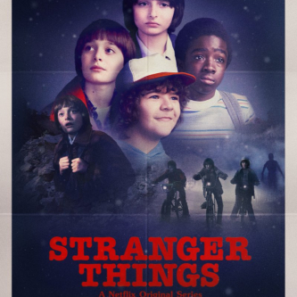 Le plein de posters et des photos de tournage pour Stranger Things