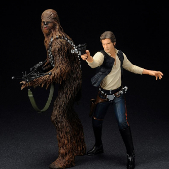 Han Solo et Chewbacca en octobre chez Kotobukiya