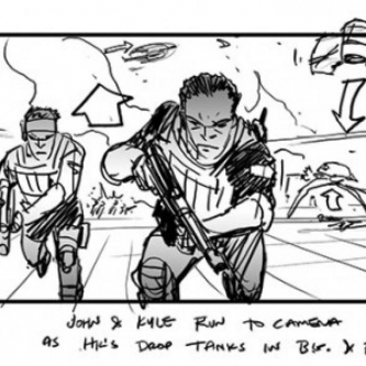 Une scène de Terminator : Genisys se dévoile en storyboard