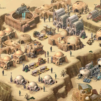 Découvrez Star Wars : Outpost, le jeu de gestion avorté de LucasArts