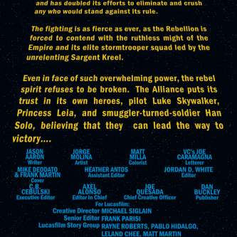Star Wars #22, la preview spatiale