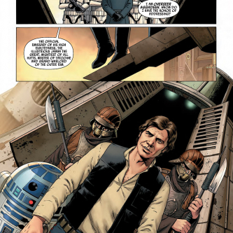 Star Wars #1, la preview lettrée