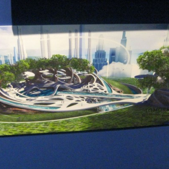 Une exposition pleine d'images et de concept arts pour Tomorrowland