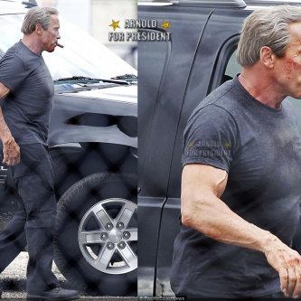 De nouvelles photos d'Arnold Schwarzenegger sur le tournage de Terminator 5