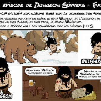 Un Ulule pour soutenir le webcomic Dungeon Skippers