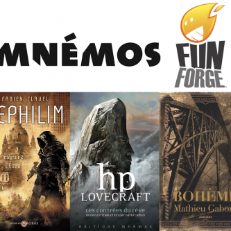 FunForge va distribuer les romans des éditions Mnémos dans les boutiques spécialisées