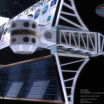 Découvrez L'IXS Enterprise, le vaisseau de la NASA inspiré par Star Trek