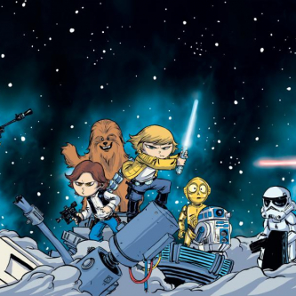 Une frise de Skottie Young pour les comics Star Wars