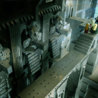 Erebor reconstruite à l'aide de 120 000 pièces Lego