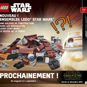 Star Wars The Force Awakens : un premier aperçu de BB-8 en Lego 