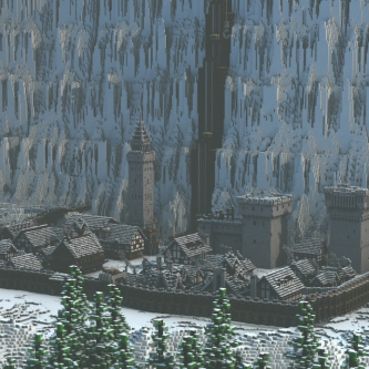 Le Mur de Game of Thrones reconstruit dans Minecraft
