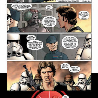 Star Wars #1, la preview lettrée