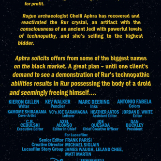 Une première preview pour Star Wars : Doctor Aphra #11