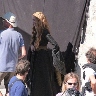 Cersei est arrivée sur le tournage de Game of Thrones
