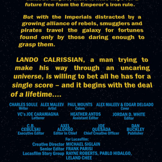 Une nouvelle preview pour Lando #1