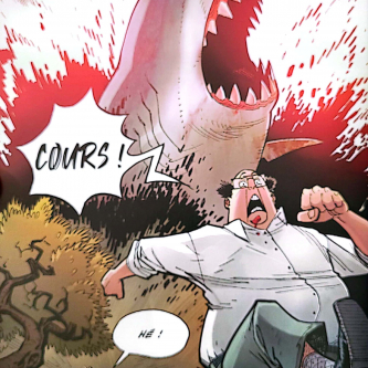 Grizzlyshark : Le comics mi-ours, mi-requin et re mi-ours derrière