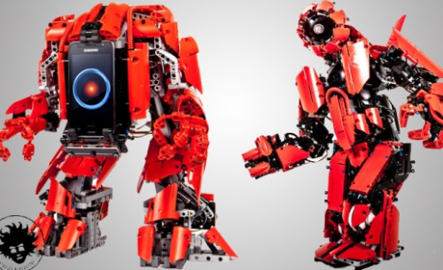 Contrôler un robot en Lego avec un exosquelette, c'est possible !