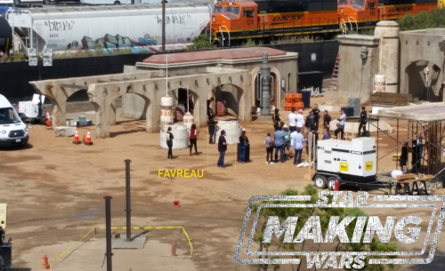 La série télévisée Star Wars installe ses plateaux en prévision de son début de tournage