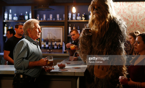 Han Solo et Chewbacca rendent visite à Jimmy Kimmel