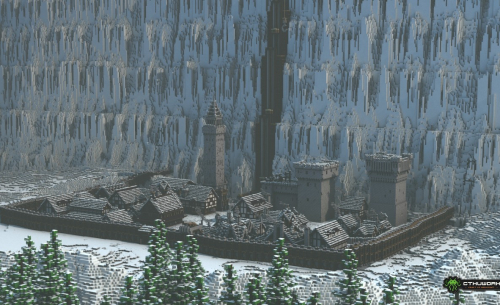 Le Mur de Game of Thrones reconstruit dans Minecraft