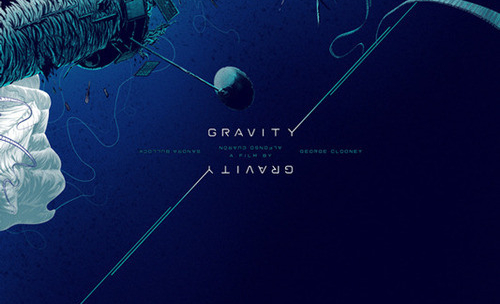 Un poster de Kevin Tong pour Gravity !