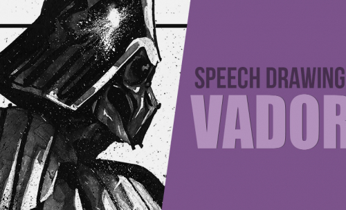 VIDÉO : Speech Drawing - Dark Vador