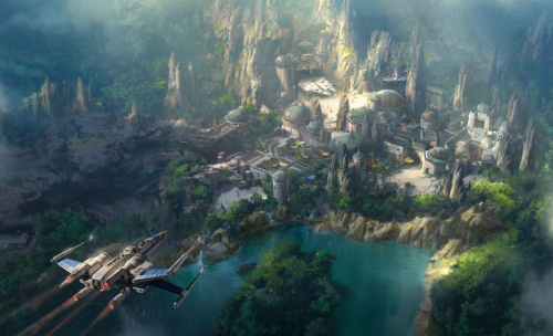 Un nouveau concept art pour le parc d'attractions Star Wars Land
