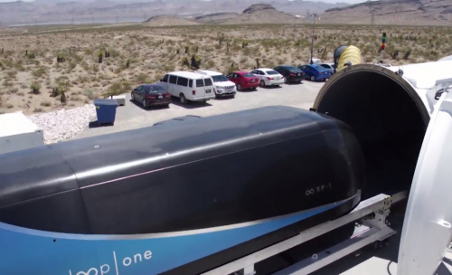 Un module utilise l'Hyperloop d'Elon Musk pour la première fois