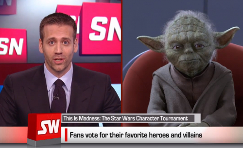 Maître Yoda se fait interviewer par ESPN