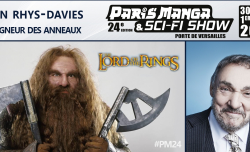 John Rhys-Davis (Gimli) sera l'invité du prochain Paris Manga