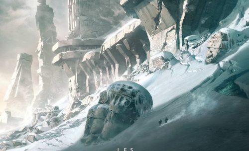 Une superbe couverture de François Baranger pour son adaptation illustrée des Montagnes Hallucinées de Lovecraft