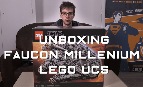 VIDÉO : l'unboxing du Faucon Millenium UCS de LEGO
