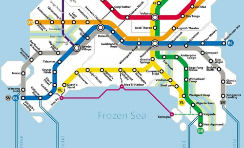 Et si on découpait le monde de Warcraft comme un plan de métro ?