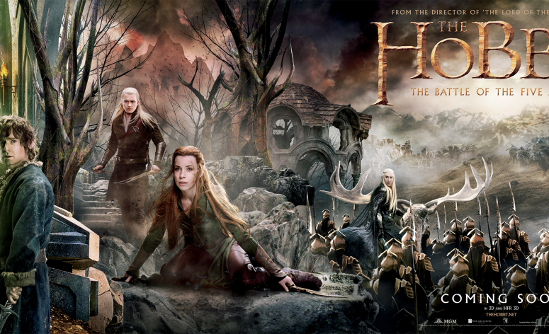 Une bannière géante pour Le Hobbit: La Bataille des Cinq Armées