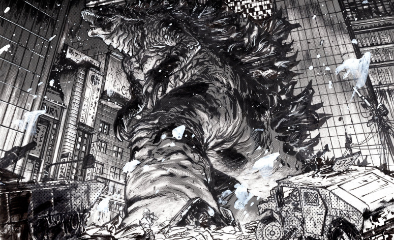 Un Godzilla démentiel illustré par Daniel Warren Johnson (Extremity, Murder Falcon)