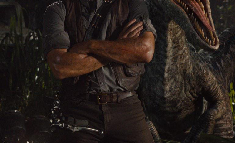 Chris Pratt s'amuse sur le tournage de Jurassic World 
