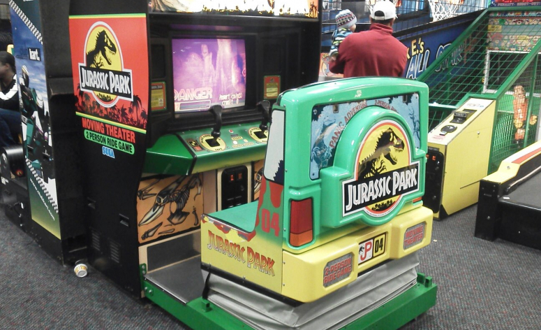 Une nouvelle borne d'arcade pour Jurassic Park