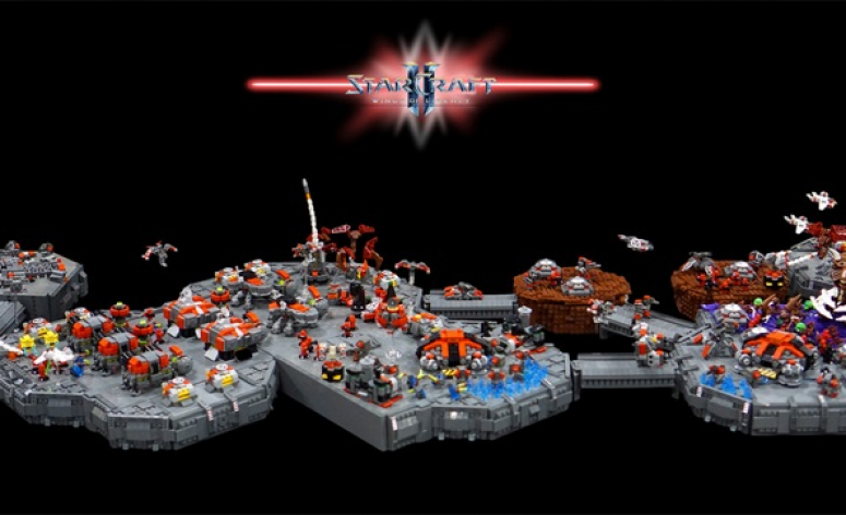 Des fans de Lego recréent une map de StarCraft