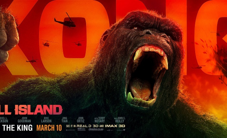 Deux bannières et quatre TV Spots pour Kong : Skull Island