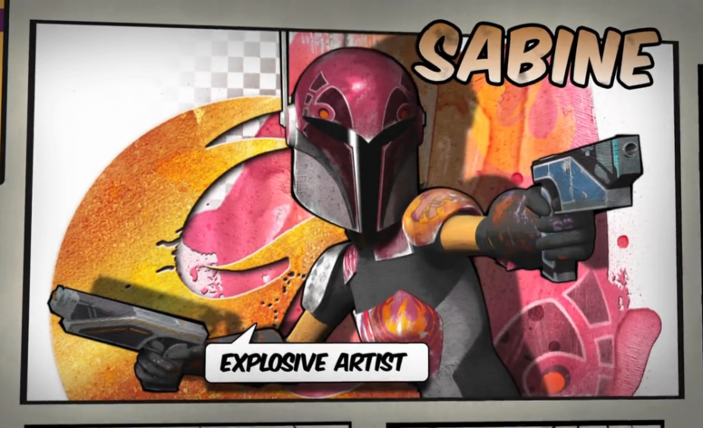 Sabine rejoint l'équipe de Star Wars Rebels