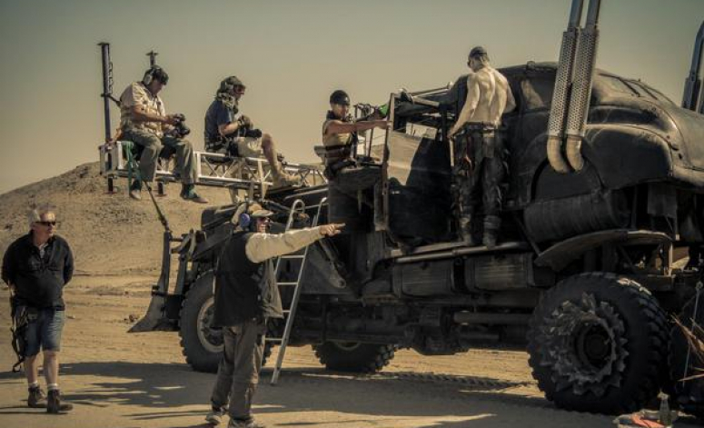 Des photos dans les coulisses du tournage Mad Max : Fury Road 